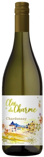 Вино Белое Сухое Les Celliers Jean d'Alibert Cloce du Charme Chardonnay Pays d'Oc 2023 0,75 л фото