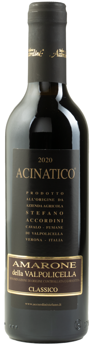 Вино Красное Полусухое Stefano Accordini Acinatico Amarone della Valpolicella Classico 2020 0,375 л фото