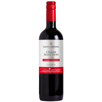 Вино Красное Полусухое Santa Carolina Cellar Selection Cabernet Sauvignon 2021 0,75 л фото