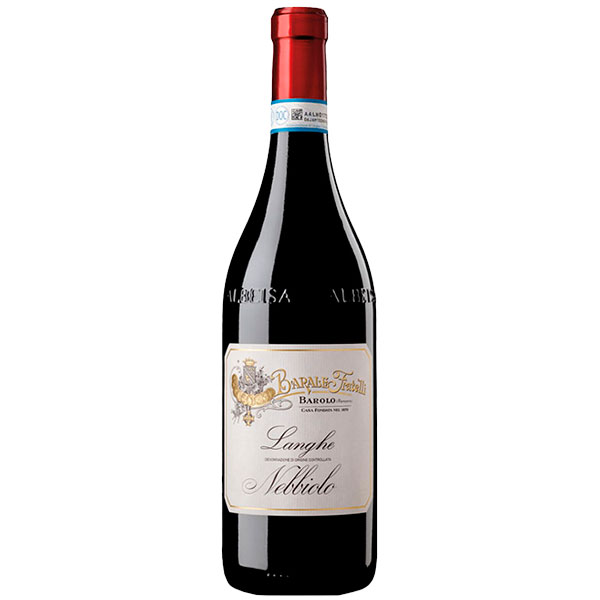 Вино Красное Сухое Barale Fratelli Langhe Nebbiolo 2021 0,75 л фото