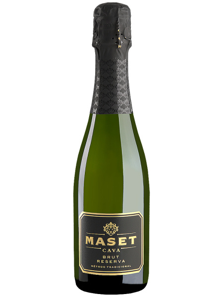 Вино игристое Белое Брют Maset Cava Reserva 2020 0,375 л фото