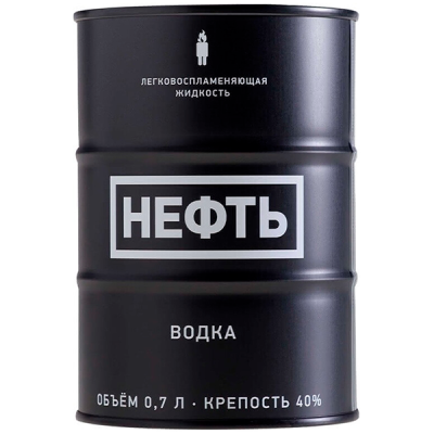 Водка Neft Special Edition № 5 (black) 0,7 л фото