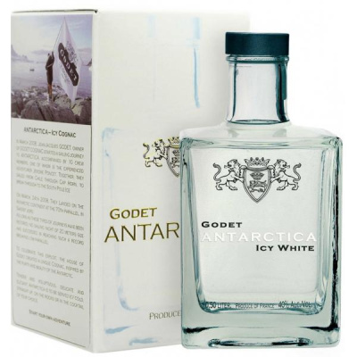 Коньяк Godet Antarctica Icy White in gift box 0,50 л фото