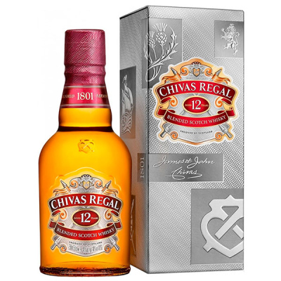 Виски Chivas Regal 12 years old in gift box 0,375 л фото
