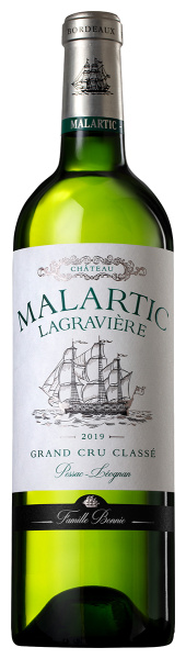 Вино Белое Сухое Château Malartic-Lagraviere Blanc Grand Cru Classe de Graves Pessac-Leognan 2019 0,75 л фото