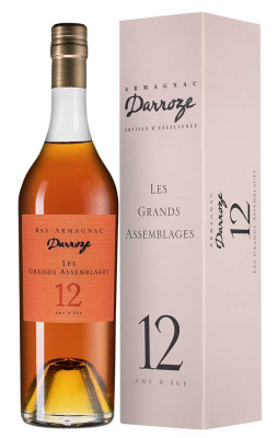 Арманьяк Darroze Les Grands Assemblages 12 ans d'age Bas-Armagnac in gift box 2008 0,7 л фото