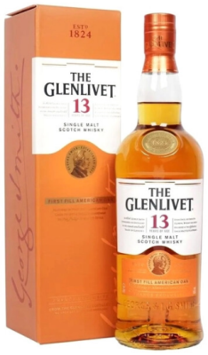 Виски The Glenlivet 13 Years Old First Fill American Oak in gift box 0,7 л фото