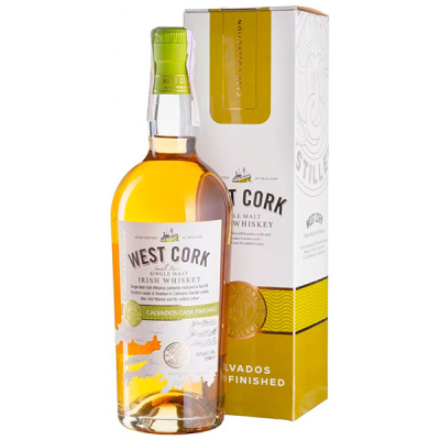 Виски West Cork Small Batch Calvados Cask Finished Single Malt in gift box 0,70 л фото