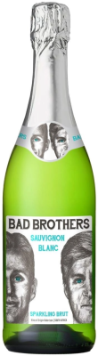 Вино игристое Белое Брют Bad Brothers Sauvignon Blanc Robertson 0,75 л фото