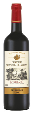 Вино Красное Сухое Chateau Coustaut La Grangeotte 2020 0,75 л фото