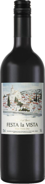 Вино Красное Сухое Festa La Vista Tinto Dry 2021 0,75 л фото