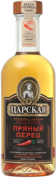 Настойка Tsarskaja Spicy Pepper 0,5 л фото