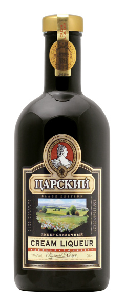 Ликер Tsarskiy Cream Black 0,7 л фото