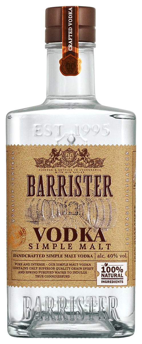 Водка Barrister Simple Malt 0,7 л фото