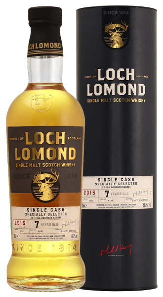 Виски Loch Lomond 7 Years Old Single Cask Specially Selected in gift tube 0,7 л фото