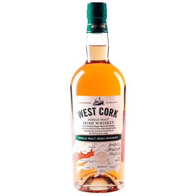 Виски West Cork Single Malt 0,70 л фото