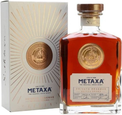 Бренди Metaxa Private Reserve Orama in gift box 0,7 л фото