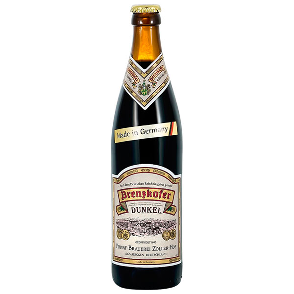 Пиво Zoller-Hof Brenzkofer Dunkel 0,50 л фото