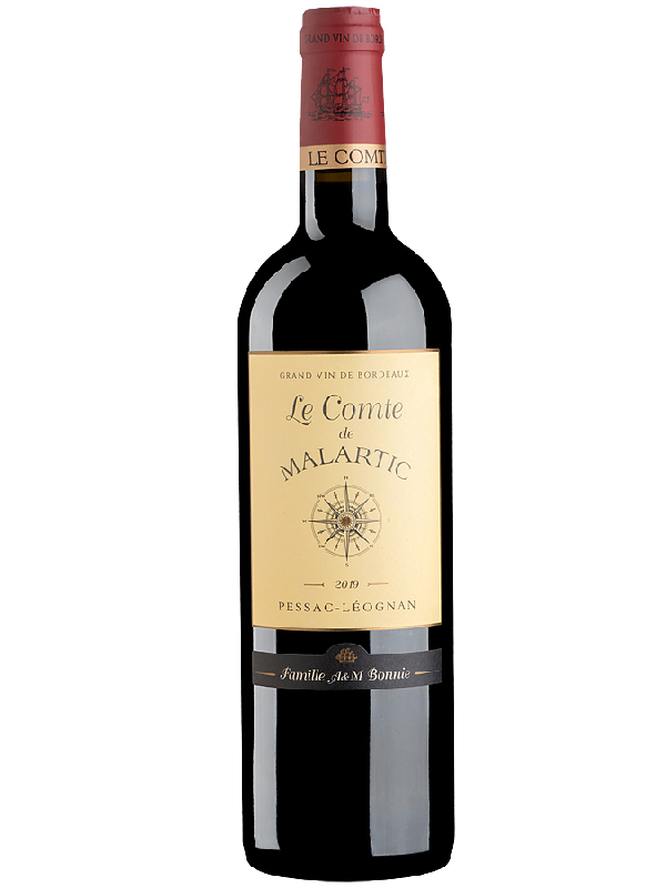 Вино Красное Сухое Le Сomte de Malartic 2019 0,75 л фото