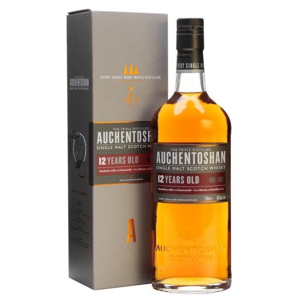 Виски Auchentoshan 12 Years Old Single Malt Lowland in gift box 0,7 л фото