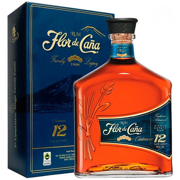 Ром Flor de Cana Centenario 12 Years Old in gift box 0,75 л фото