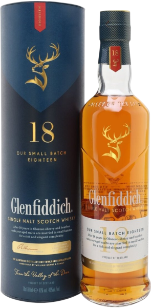 Виски Glenfiddich 18 YO in tube 0,75 л фото