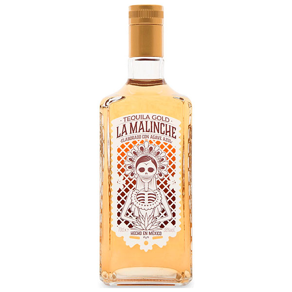 Текила La Malinche Gold 0,70 л фото