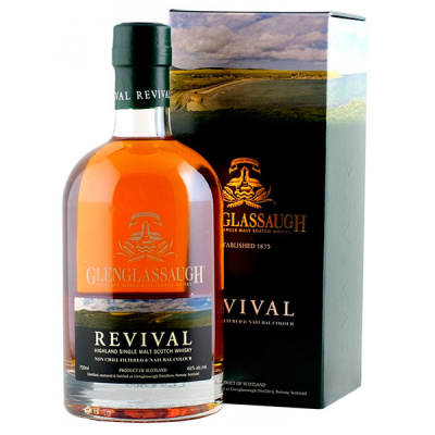 Виски Glenglassaugh Revival Single Malt Highland in gift box 0,7 л фото