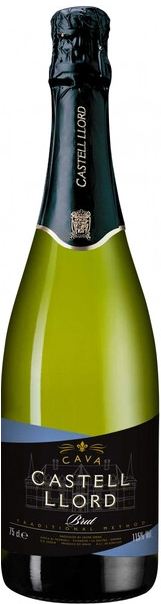 Вино игристое Белое Брют Castell Llord Brut Cava 0,75 л фото