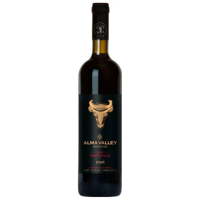 Вино Красное Сухое Alma Valley Reserve Tempranillo Crimea 2019 0,75 л фото