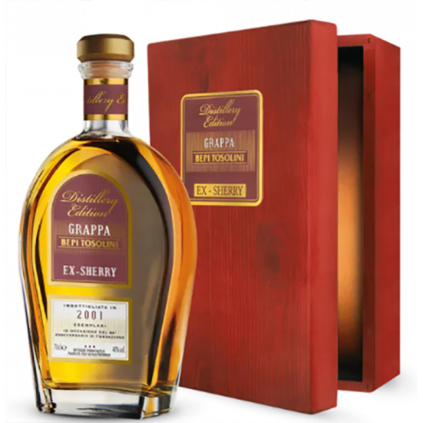 Граппа Bepi Tosolini Ex-Sherry in gift box 0,7 л фото