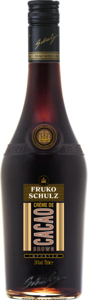 Ликер Fruko Schulz Creme de Cacao Brown 0,7 л фото