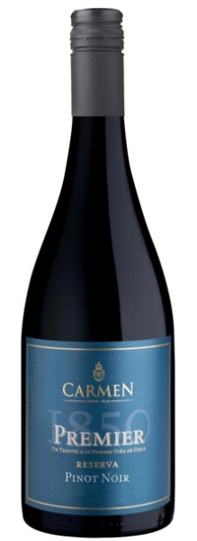 Вино Красное Сухое Carmen Premier 1850 Reserva Pinot Noir Leyda 2023 0,75 л фото
