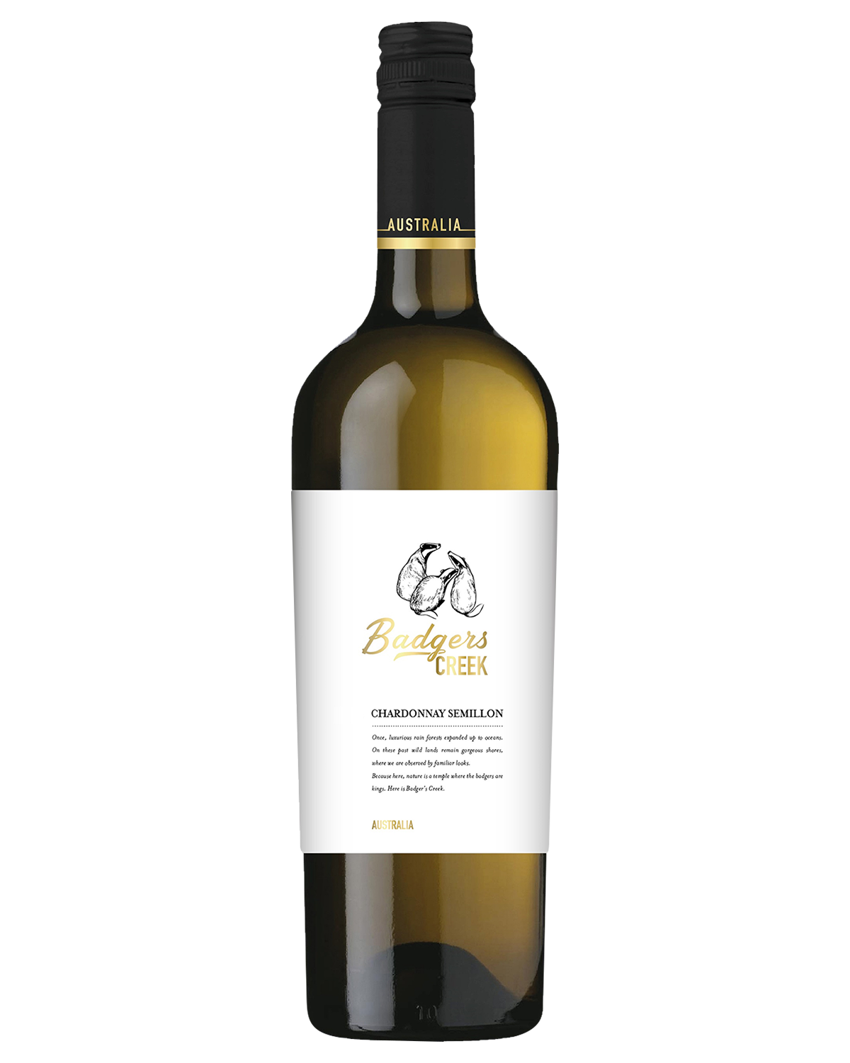 Вино Белое Сухое Badgers Creek Chardonnay Semillon 2023 0,75 л фото