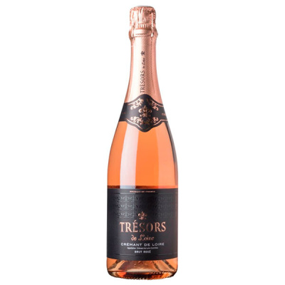 Вино игристое Розовое Брют Joseph Verdier Tresors de Loire Brut Rose Cremant de Loire 2018 0,75 л фото