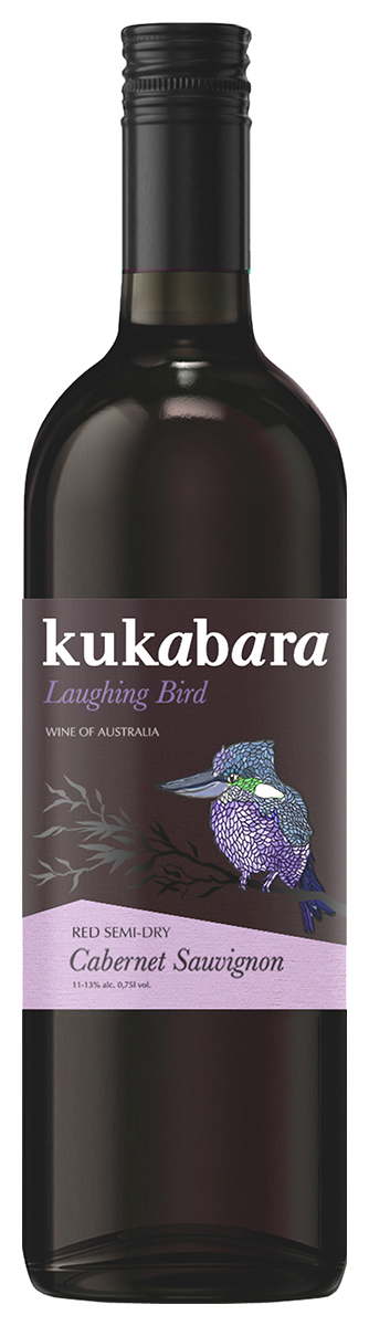 Вино Красное Полусухое Kukabara Cabernet Suavignon 2022 0,75 л фото