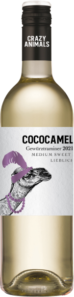 Вино Белое Полусладкое Cococamel Gewurztraminer 2021 0,75 л фото
