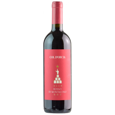 Вино Красное Сухое Col d'Orcia Rosso di Montalcino 2020 0,75 л фото