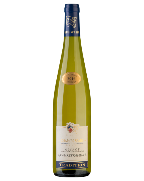 Вино Чарльз Спарр Гевюрцтраминер Традисьон 2020 белое полусухое 14% 0,75 л фото