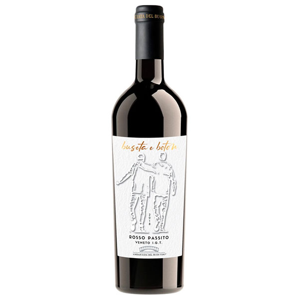 Вино Красное Полусухое Buseta e Boton Rosso Passito Veneto 2018 0,75 л фото