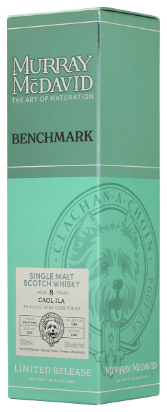 Виски Murray Mcdavid Benchmark Caol Ila 8 Years Old in gift box 0,7 л фото