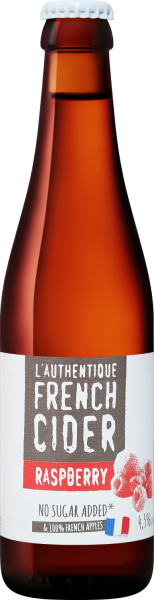 Сидр Сладкое L'Authentique French Cider Raspberry 0,33 л фото