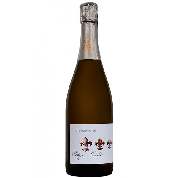 Вино игристое Розовое Брют Philippe Lancelot Rose des Lys Grand Cru Champagne Brut 1,5 л фото