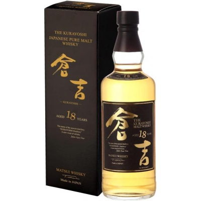 Виски The Kurayoshi Pure Malt 18 Years Old in gift box 0,7 л фото