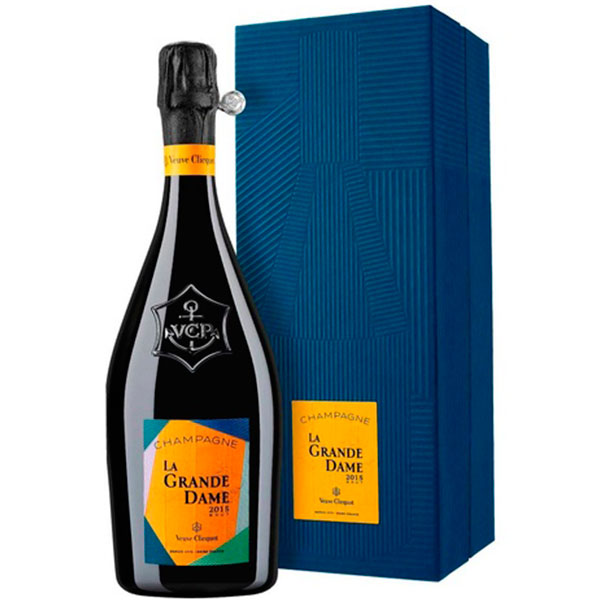 Шампанское Белое Брют Veuve Clicquot La Grande Dame Brut Champagne in gift box 2015 0,75 л фото