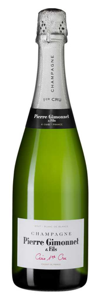 Шампанское Белое Брют Pierre Gimonnet & Fils Cuis 1-Er Cru Blanc de Blancs Brut Champagne 2022 0,75 л фото