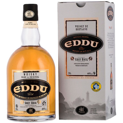 Виски Eddu Grey Rock Bretagne in gift box 0,7 л фото