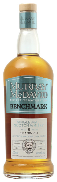 Виски Murray Mcdavid Benchmark Teaninich 9 Years Old in gift box 0,7 л фото