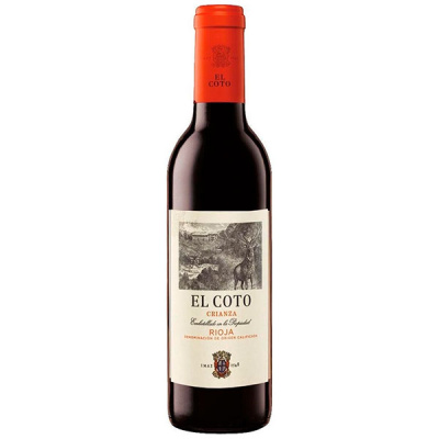 Вино Красное Сухое El Coto Crianza Rioja 2018 0,375 л фото