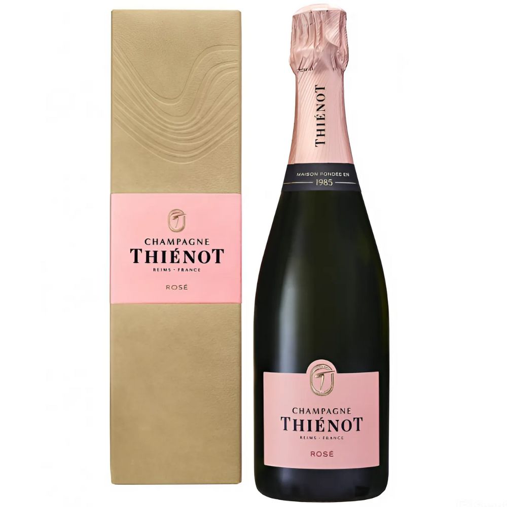 Вино игристое Розовое Брют Thienot Rose Brut Champagne in gift box 2020 0,75 л фото